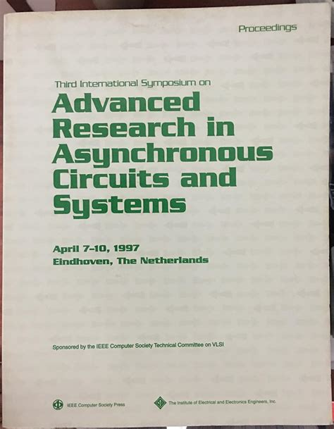 Buy 3rd International Symposium (Advanced Research in Asynchronous ...