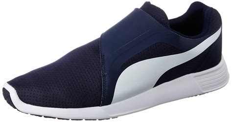 Buy Puma Unisex St Trainer Evo Ac Idp Peacoat and Puma White Running ...