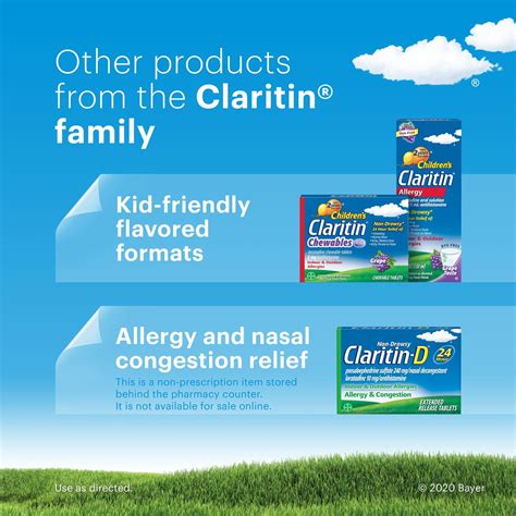 CLARITIN 24 Hour Non Drowsy 10 mg Allergy Relief | Ubuy Sri Lanka