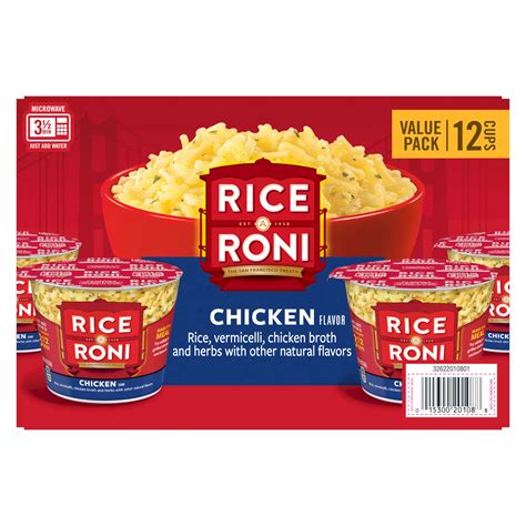 Rice-A-Roni Chicken Flavor Cups Value Pack, 12 pk. | BJ's Wholesale Club