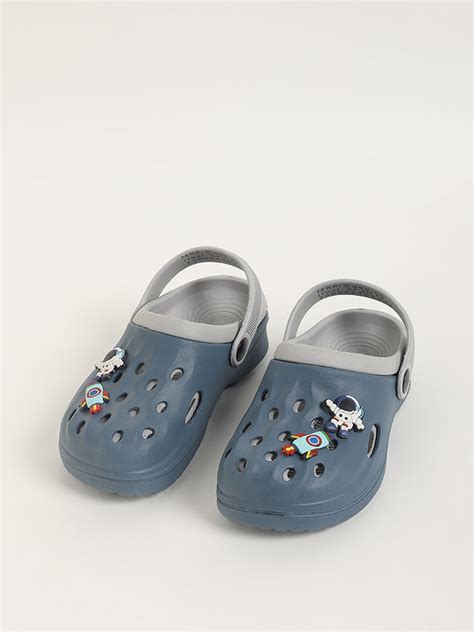 Buy Yellow Blue Applique-Design Clogs from Westside
