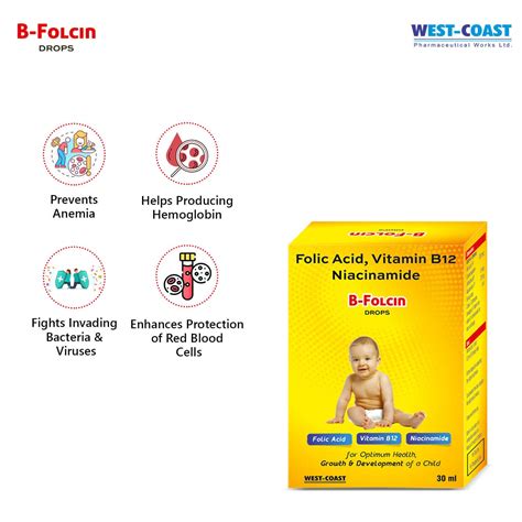 Buy WEST COAST B-FOLCIN DROP FOLIC ACID, CYANOCOBALAMIN, AND ...