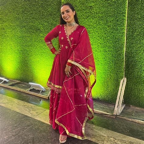 Buy UrbanStree Nupur Pink Designer Ethnic Wear Georgette Suit Set For ...