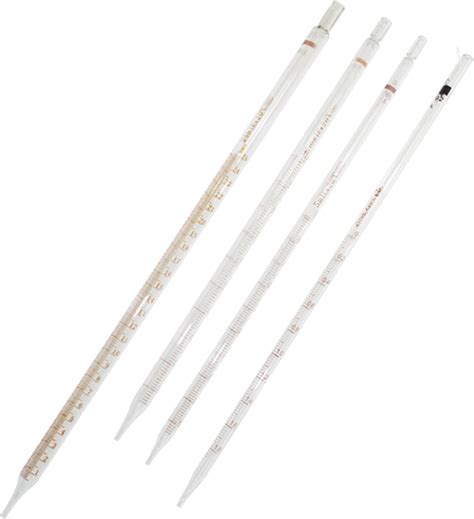 BFC Borosilicate Glass Pipette Graduated - 1ml, 2ml, 5ml, 10ml with ...