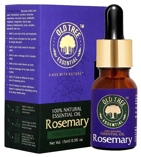 Old Tree Rosemary Essential Oil for Hair Growth for Women & Men - Pure ...