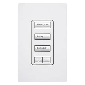 Lutron RRD-HN3BSRL-ST SeeTouch CL 3 Button Spaced with Raise/Lower ...