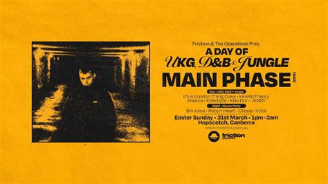 Friction X The Operatives ft Main Phase (Den), Hopscotch Braddon ...