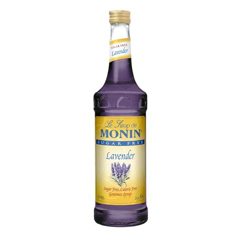 Monin Sugar Free Lavender Syrup Aromatic And Floral Natural Flavors ...