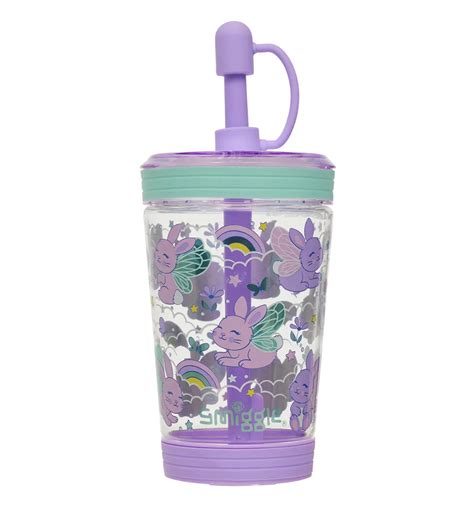 Smiggle Blast Off No Spill Cup 480Ml Lilac, 3Y+