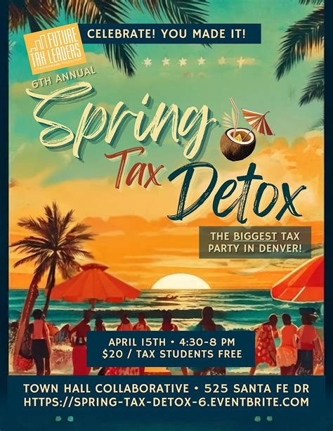 Spring Tax Detox: The Biggest Tax Community Social Event of the Year ...