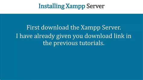 XAMPP Tutorial 的图像结果