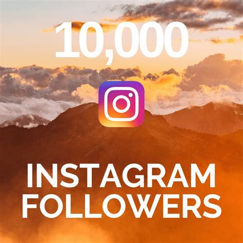 10000 Instagram Followers ⭐