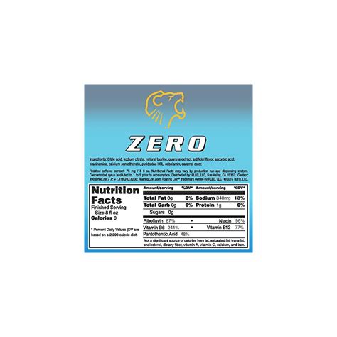 Buy Roaring Lion Zero energy drink (1 Gallon Bag-in-Box Syrup ...