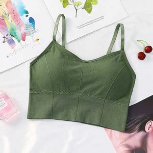 Qufrozy Premium Quality Women Full Coverage Lightly Padded Cami Bra ...