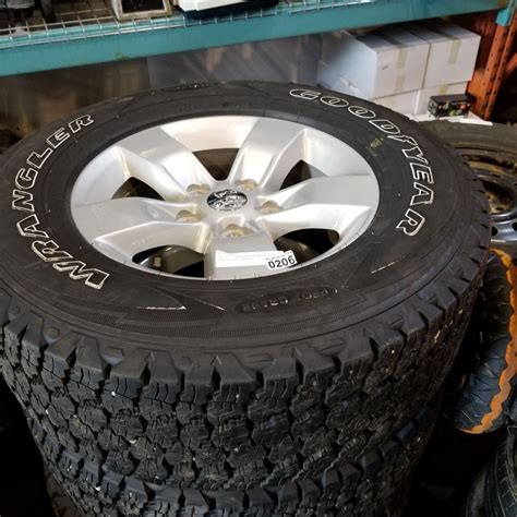 SET OF 5 GOODYEAR WRANGLER LT 265/ 70 R17 TIRES