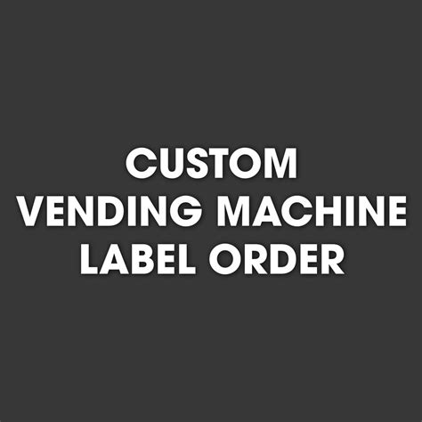 Image result for Vending Machine Push Button Label