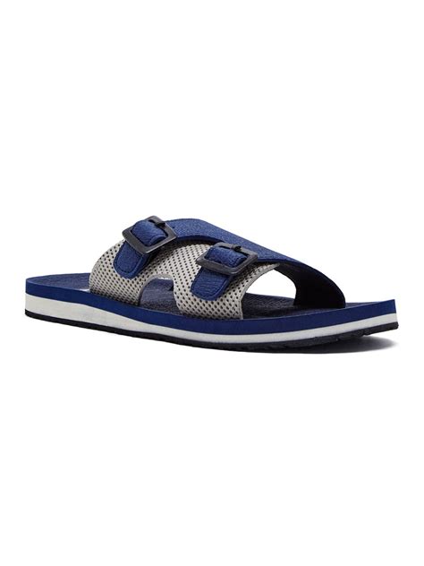SS26-OPG-012 Navy Men's Slides – Campus Shoes
