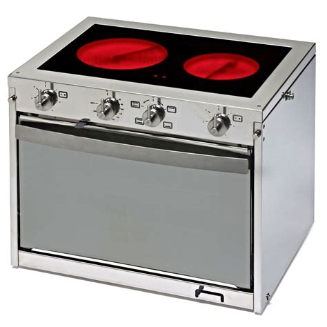 Boat stove-oven - HORIZON2 - Techimpex - electric / two-burner / with grill