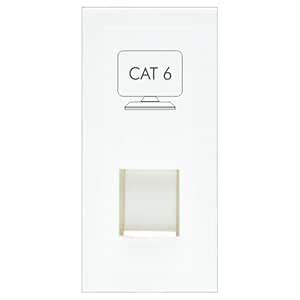 Evoke Rado Polycarbonate Modular EDP Socket Outlet RJ-45 Cat 6 with ...