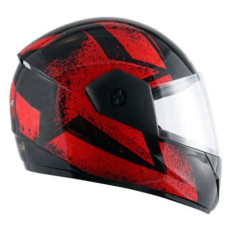 Vega Cliff Adventure Black Red Helmet | Shop Helmets at BIKERSTORE.IN ...