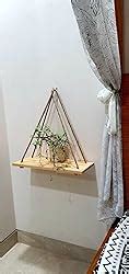VAH- Kya Bat Hai !! Hanging Shelf, Wooden Shelves, Wall Rack Shelf for ...