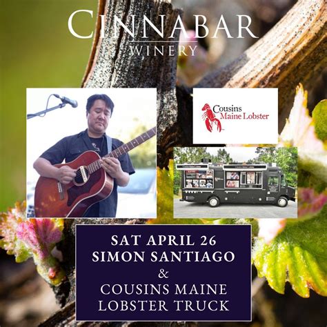 Simon Santiago & Cousins Maine Lobster at Cinnabar Winery, 3200-A ...
