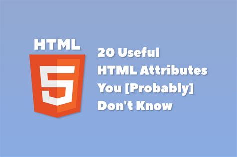 Image result for HTML Attribute