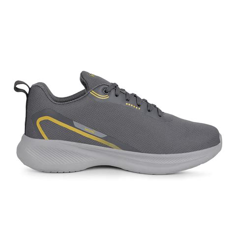 Buy Leap7x Sports Dark Grey Running Shoes For Mens