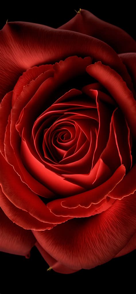 Red Rose Wallpaper 4K, Red flower, Black background, 8K
