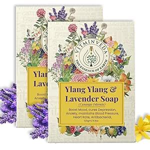 Buy Lavender Soap, Ylang Ylang Soap (125gm Pack of 2) | Luxury Premium ...