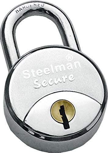 Steelman MS Mild Steel Body Secure Padlock with 4 Big Keys (67 mm ...