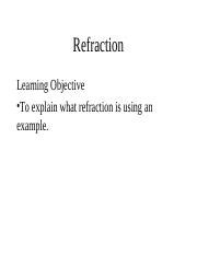Image result for Refraction Tutorial
