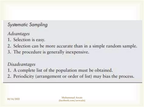 Image result for Disadvantage Systematic Random Sampling