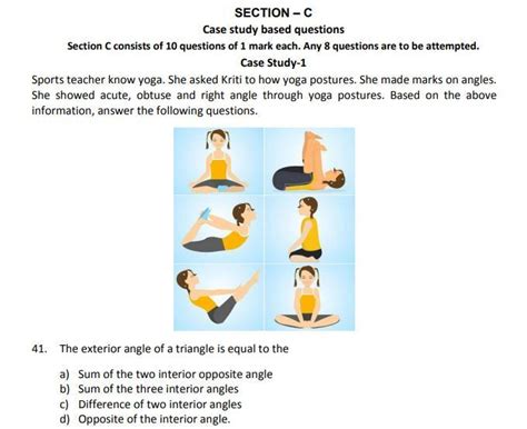 Class 9 Maths Case Study 8 questions. - Brainly.in