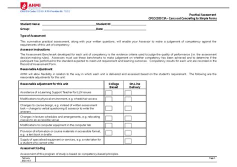 Cpccc 02013 A Carry out Concreting to Simple Forms- Practical ...