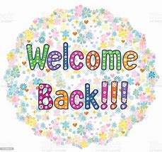 Image result for welcome back image