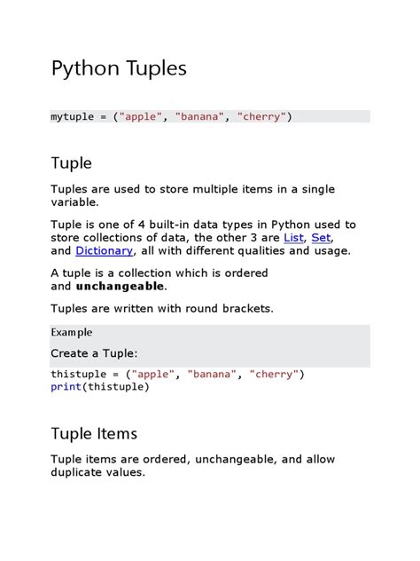 Python Tuples Explained 的图像结果