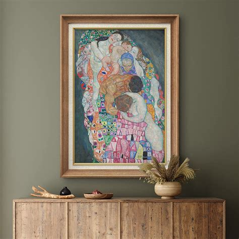 SIGNLEADER Death and Life by Gustav Klimt - Single Picture Frame ...