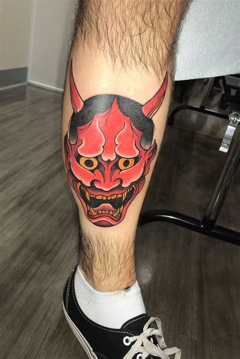 Oni Tattoo Back 45+ Oni Mask Tattoo Designs and Ideas | Mask tattoo ...