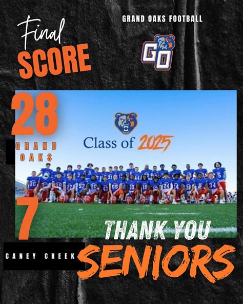 Grand Oaks Grizzly Football (@grandoaksfootball) • Instagram photos and ...
