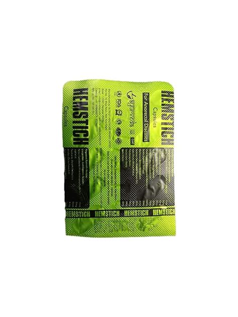 Buy NUTRILEY HEMSTICH AYURVEDIC CAPSULES FOR ANORECTAL DISEASES(10 CAP ...