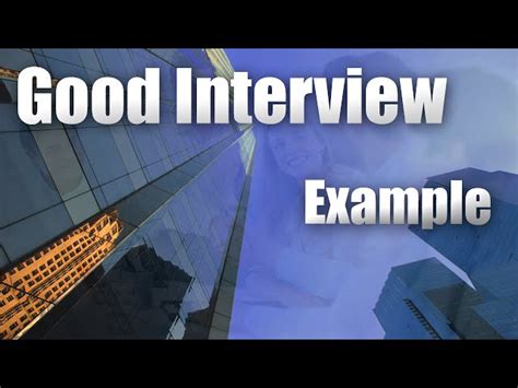 Image result for Interview Good Example