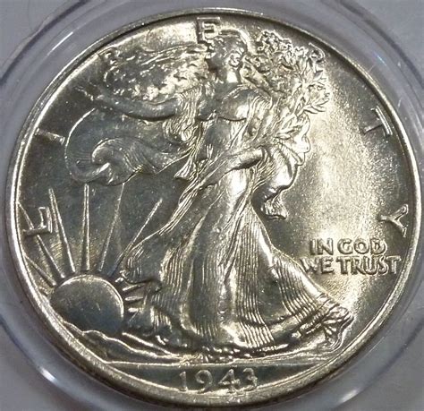 1943-P Uncirculated Walking Liberty Half Dollar ( H-450 ) - For Sale ...