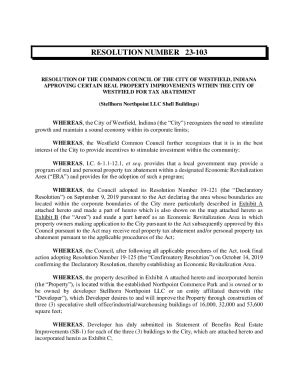 Fillable Online Westfield OKs $1.6M tax abatement Fax Email Print ...