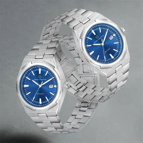 Exclusive 8877 Steel Blue Gents Analog Watch