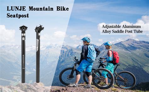 Alumium Adjustable Seatpost, Bike Seat Post Better Comfort for Mountain ...