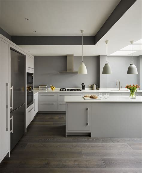 White Cabinets With Dark Grey Floors | Floor Roma