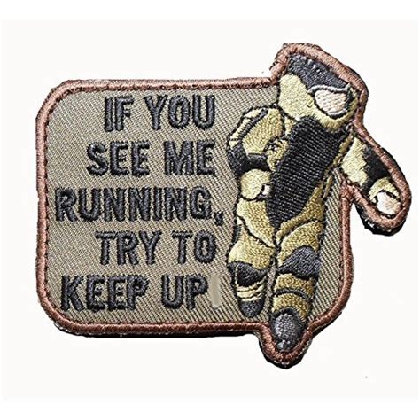 Buy CXLD EOD IF YOU SEE ME RUNNING Army Swat Squad Velcro Patch(Green ...