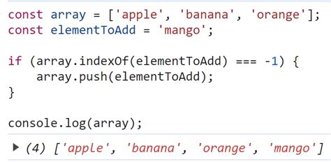 Image result for Add Element to Array JavaScript