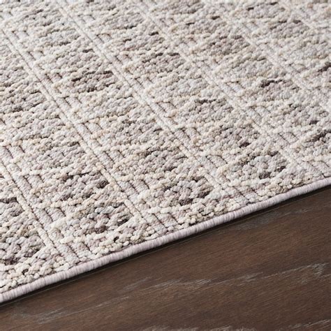 allen + roth Lunar Veil 2 X 8 (ft) Gray/Beige Indoor Runner Rug ...